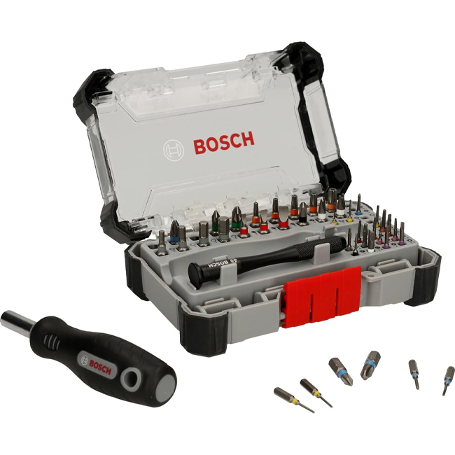 Bosch - Precision Screwdriver Bit 5X43Pc Set, Display - 2607002837