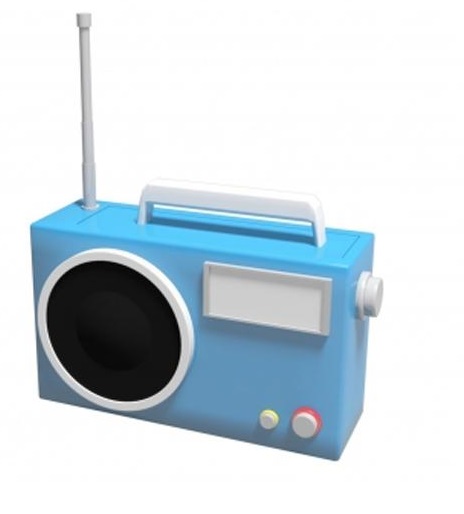 Ryval Radio USB 2.0 Flash Memory - 8GB - Blue