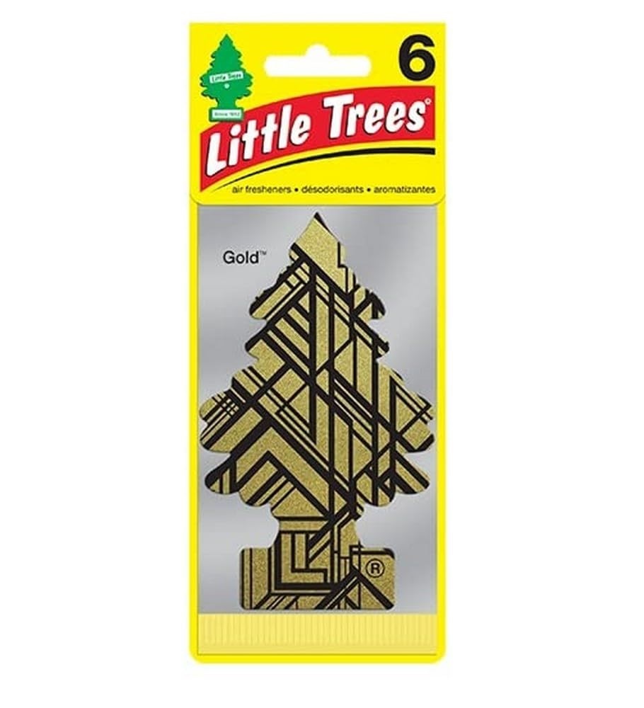 Little Trees Car Air Freshener - Small - Gold