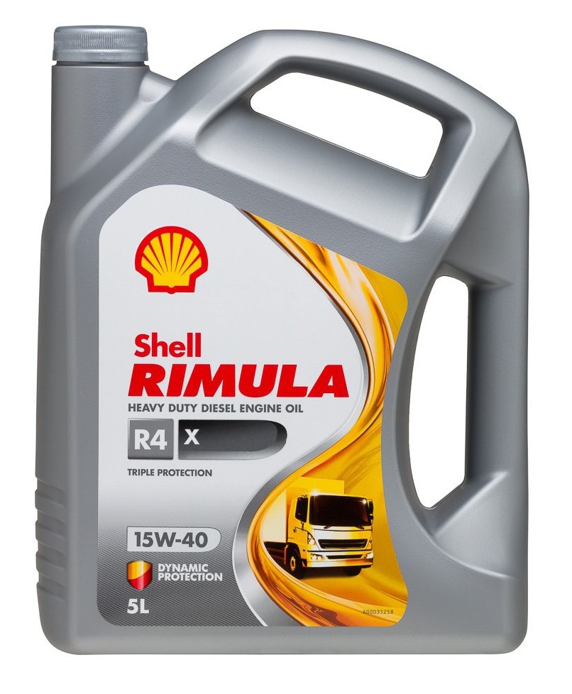 Fit&Fix | Shell Rimula R4X Heavy Duty Motor Oil, 5 Litre - 15W40