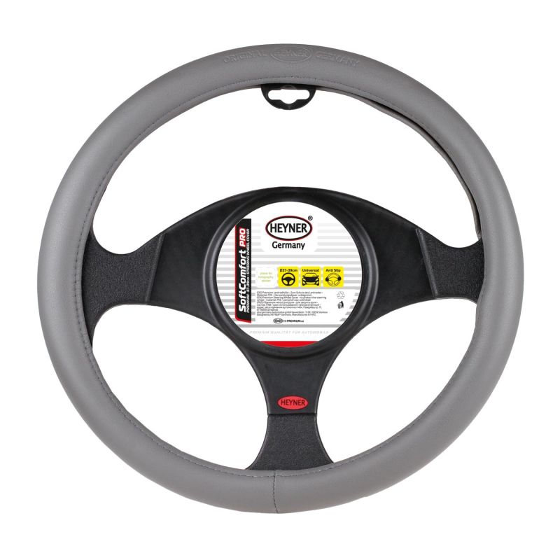 Heyner Premium steering wheel cover black soft
