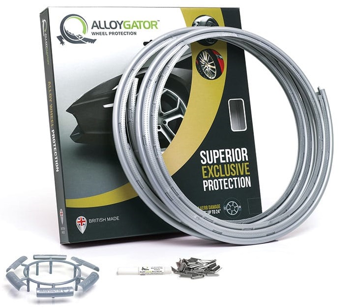 AlloyGator Exclusive Wheel Rim Protector - Set of 4 - Silver