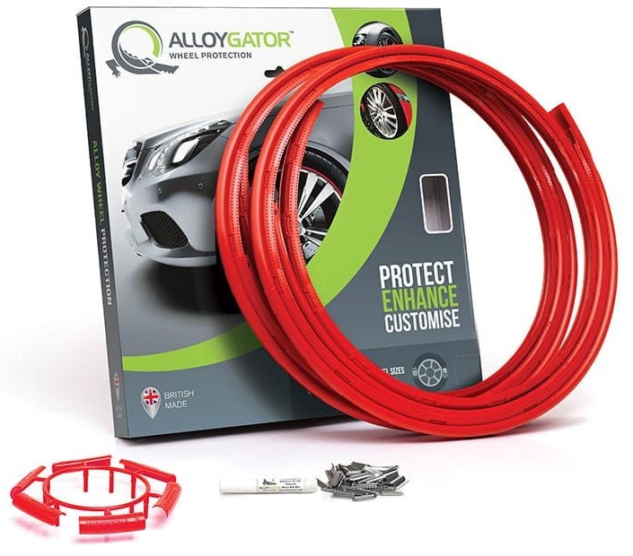 AlloyGator Inter Wheel Rim Protector - Set of 4 - Red
