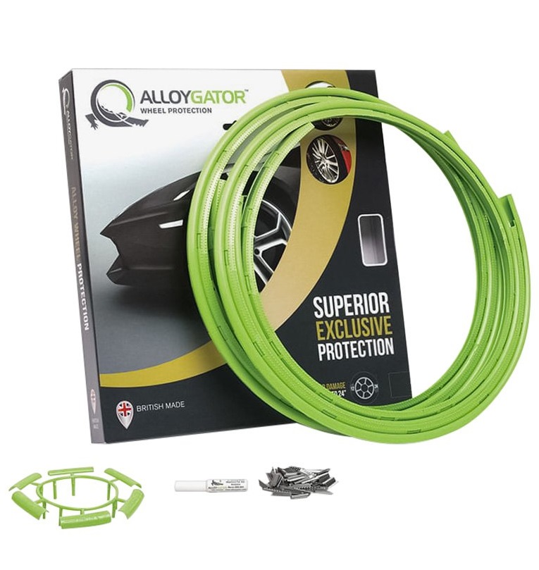 AlloyGator Exclusive Wheel Rim Protector - Set of 4 - Green