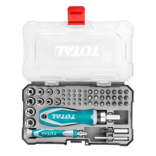 Total Tools Screwdriver Bits Set Of 55 - TACSD30556