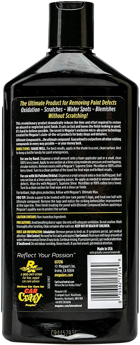 مرمم لطلاء السيارات ميجوايرز التيميت كومباوند - 450مل