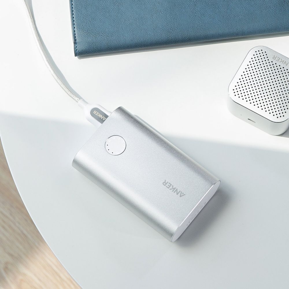Anker PowerCore+ Power Bank With Quick Charge 3.0 - 10050mAh - Silver