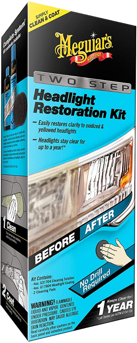 Meguiar's Two Step Headlight Restoration Kit - G2970