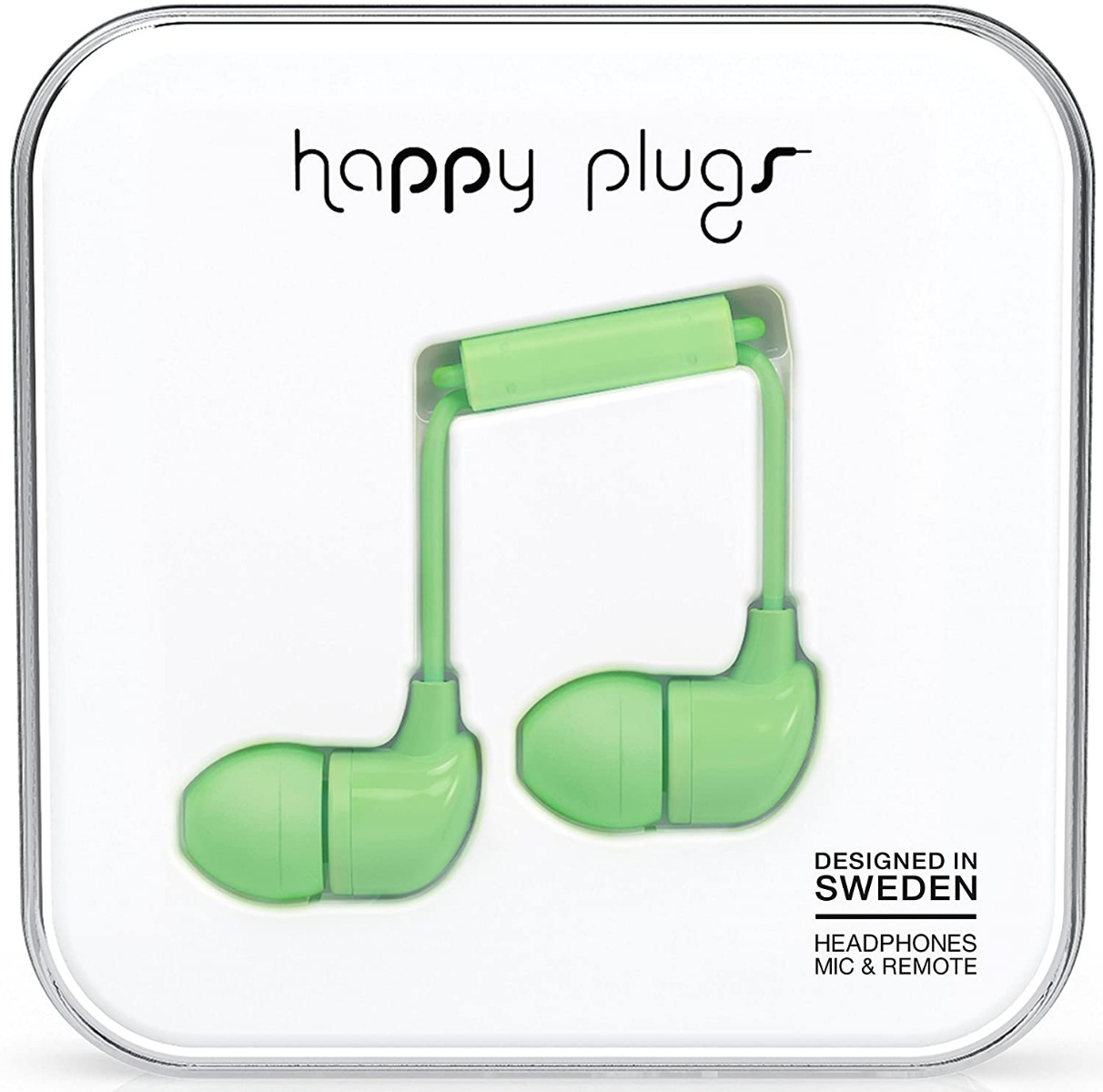 سماعات في الأذن هابي بلاجز - أخضر