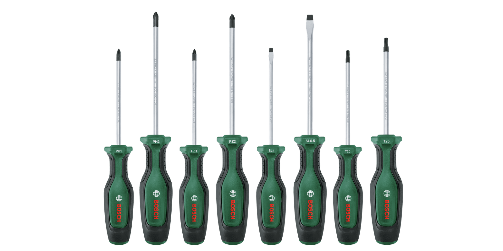 Bosch Screwdriver Set 8-Piece - 1600A02BX8 .