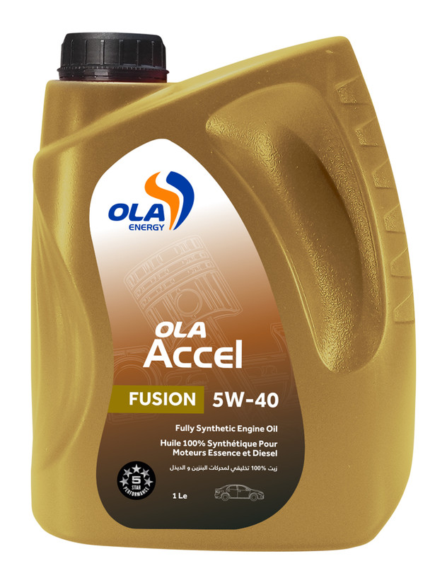 OLA Accel Fusion Motor Oil - 5W-40 - 1 Liter