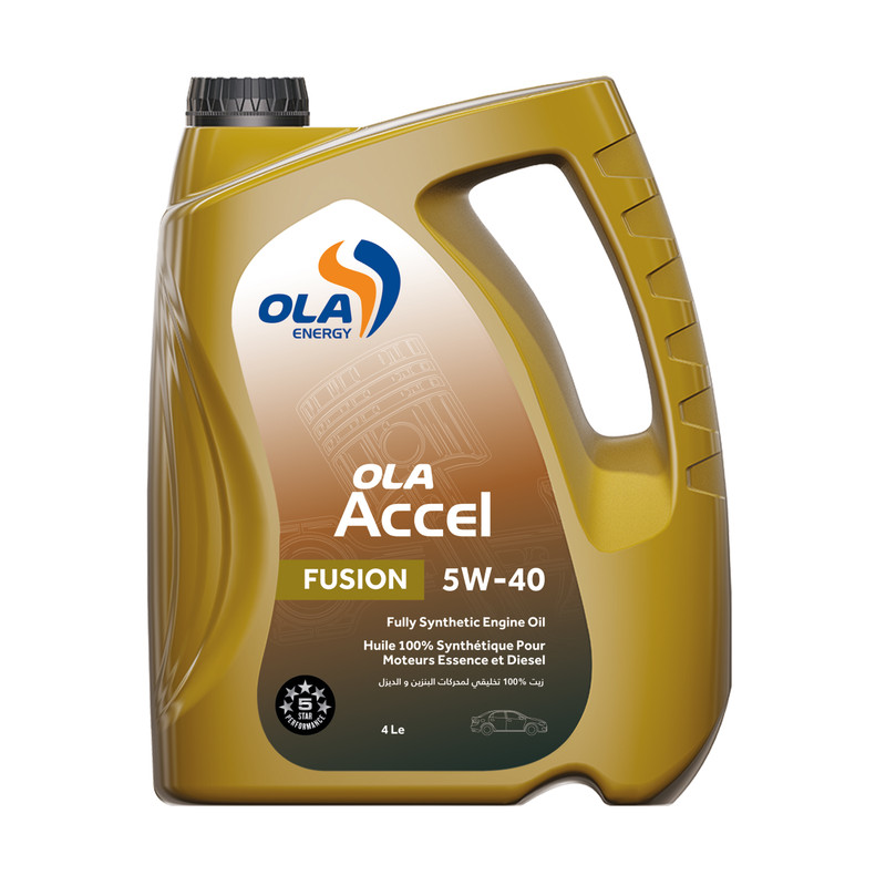 OLA Accel Fusion Motor Oil - 5W40 - 4 Liters