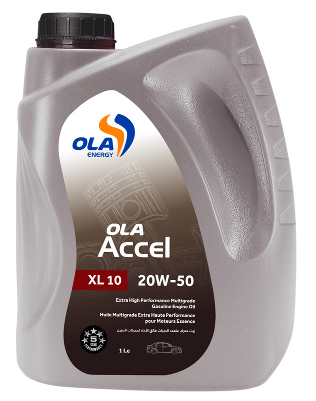 OLA Accel XL10 Motor Oil - 20W-50 - 1 Liter