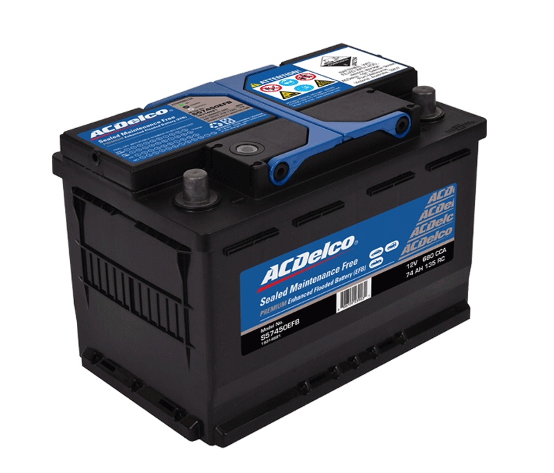 ACDelco Car Battery, 12 Volt, 44 Ampere - DIN44L