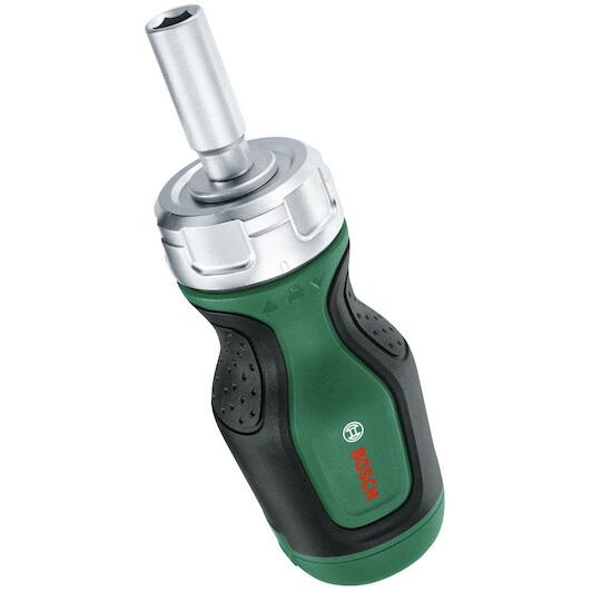 Bosch Stubby Ratchet Screwdriver with 6 Bits - 1600A027PK ,