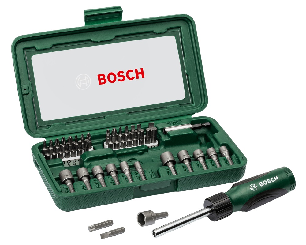 Bosch Screwdriver Bit Set - 46 Pieces