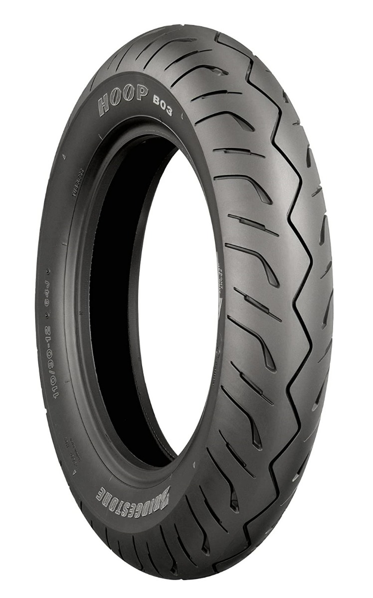 Fit&Fix | Bridgestone Hoop B03 Motorcycle Front Tire - 120/80-14 Japan