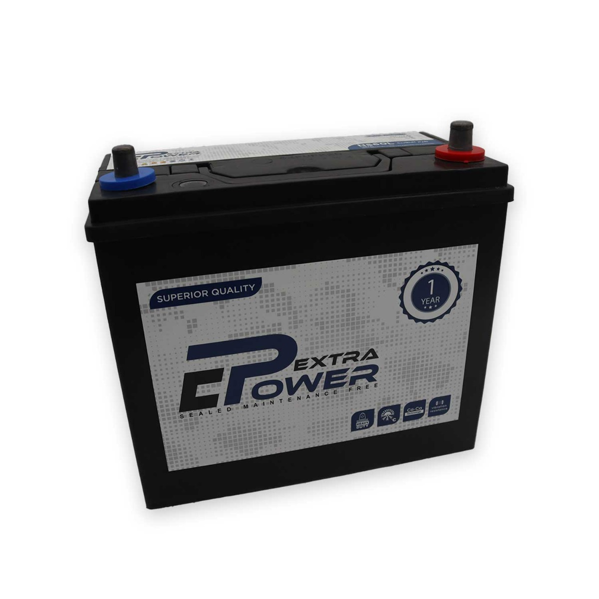 Chloride Extra Power Car Battery, 12 Volt, 45 Ampere  - NS60LS
