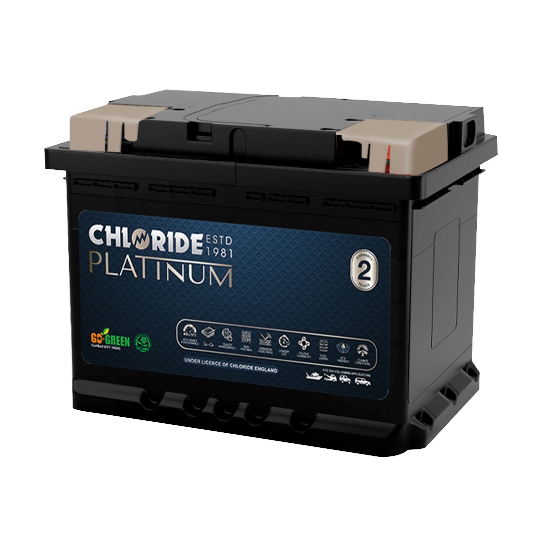 Chloride Platinum Car Battery, 12 Volt, 60 Ampere  - TD70L