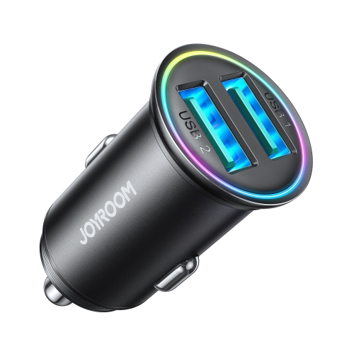Joyroom CCN03 2USB 24W 2USB mini Metal Car Charger .