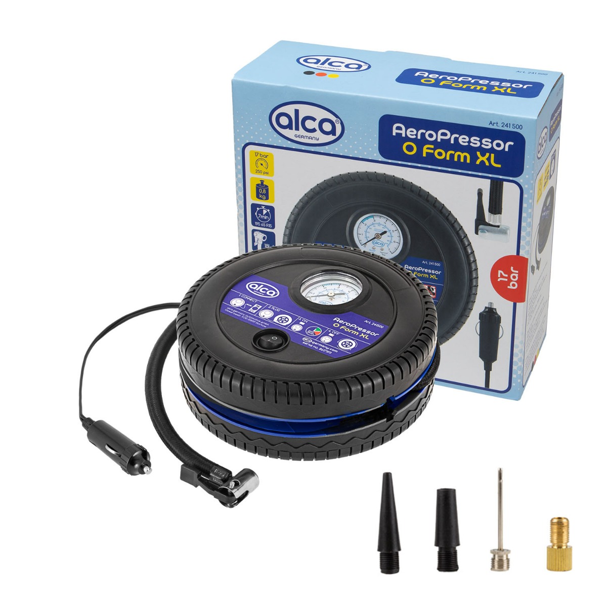 Alca AeroPressor O Form XL Air Compressor, 12 Volt, 100 PSI, 120 Watt