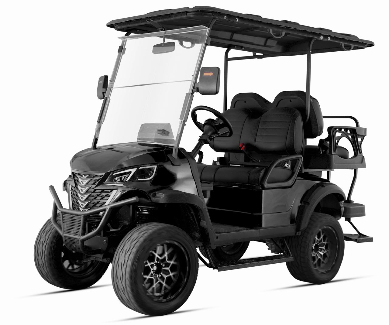Galaxy Electric Golf Car, 4 Seats, Off-Road - Black