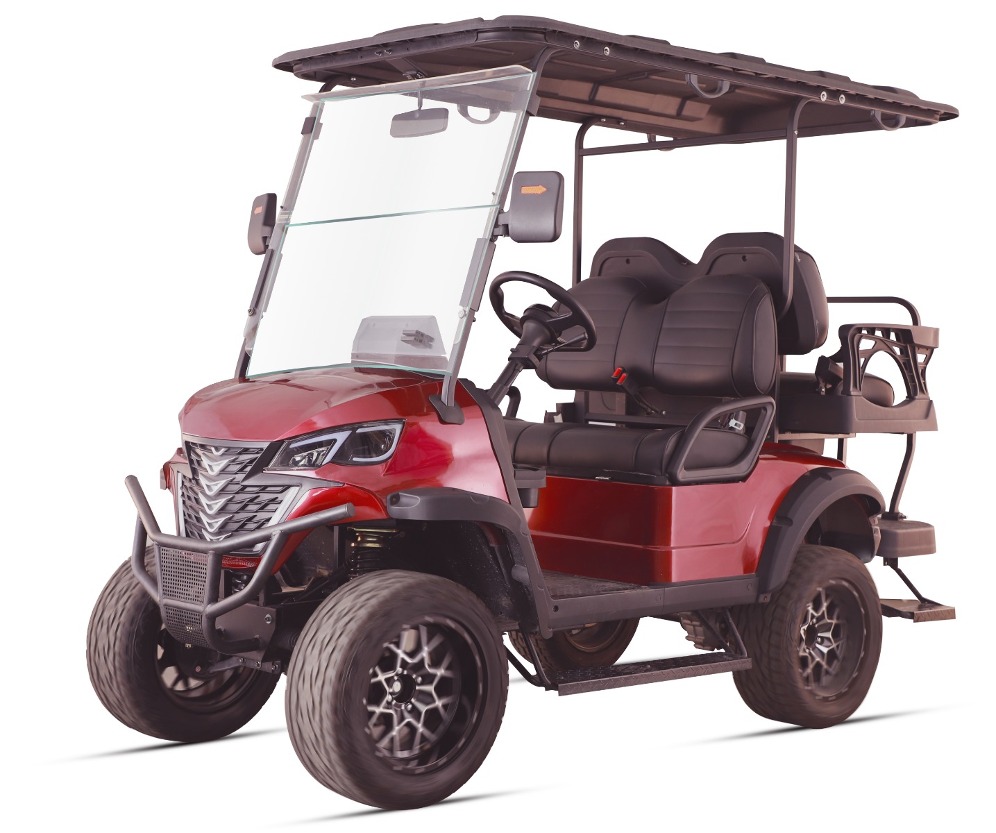 Galaxy Electric Golf Car, 4 Seats, Off-Road - Red