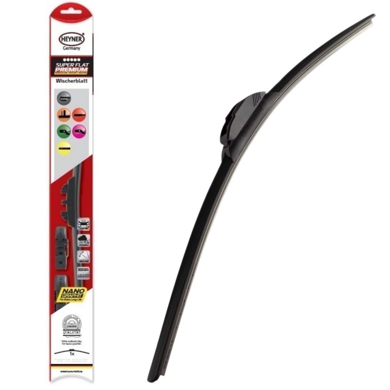 Heyner Super Flat Premium Wipers, 22 Inch/56 cm - 282000
