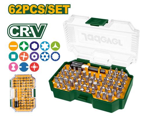 Jadever - 62 Pcs screwdriver bits set - JDBS3B62 .