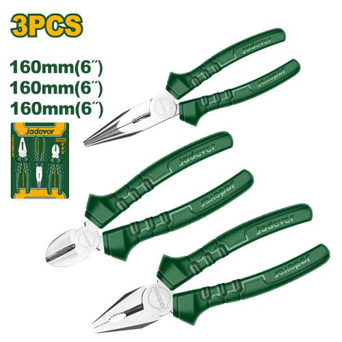 Jadever - 3 Pcs pliers set - JDPS0623 ,