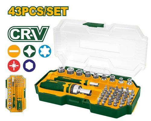 Jadever - 43 Pcs Screwdriver bits set - JDSS8B43 ,