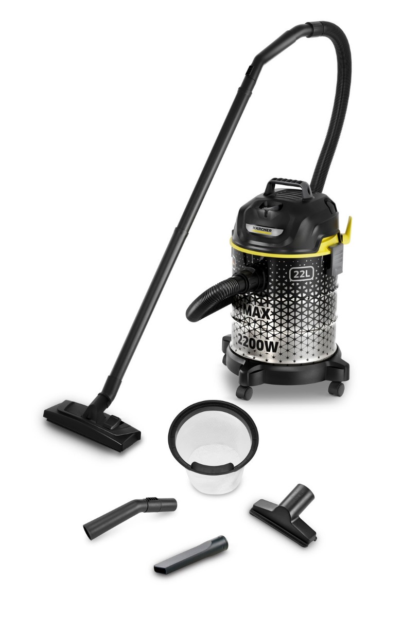 Karcher DAVC Vacuum Cleaner, 2200 Watt - Yellow