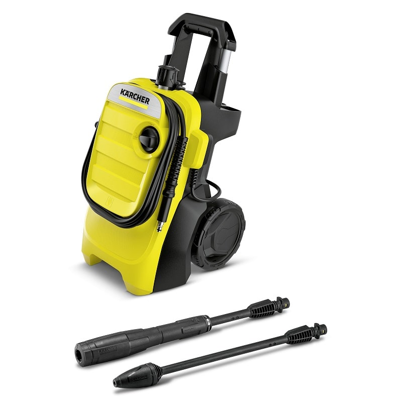 Karcher K4 Compact High-Pressure Cleaner, Yellow - 1.637-500.0