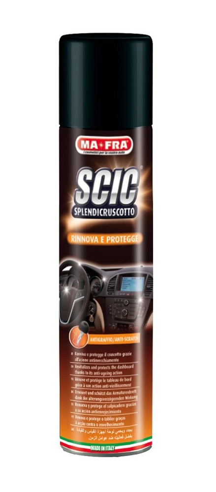 Mafra Scic Orange Dash Board Polisher For Car Care, 600ml