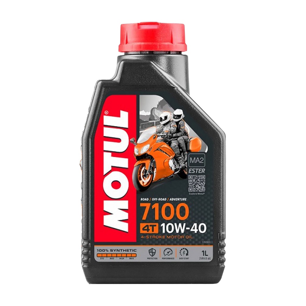 Motul 7100 4-Stroke Motorcycle Motor Oil, 1 Litre - 10W40