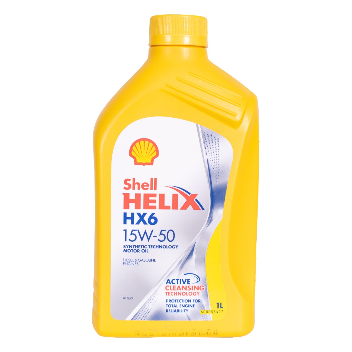 Shell Helix HX6 Motor Oil, 1 Litre - 15W50