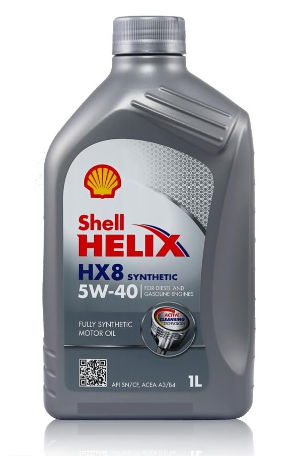 زيت موتور شل هيلكس صناعي HX8، سعة 1 لتر - 5W40