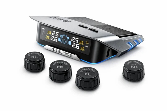 Steel Mate Tire Pressure Monitoring System ,Solar power , DIY Installation TP-S15