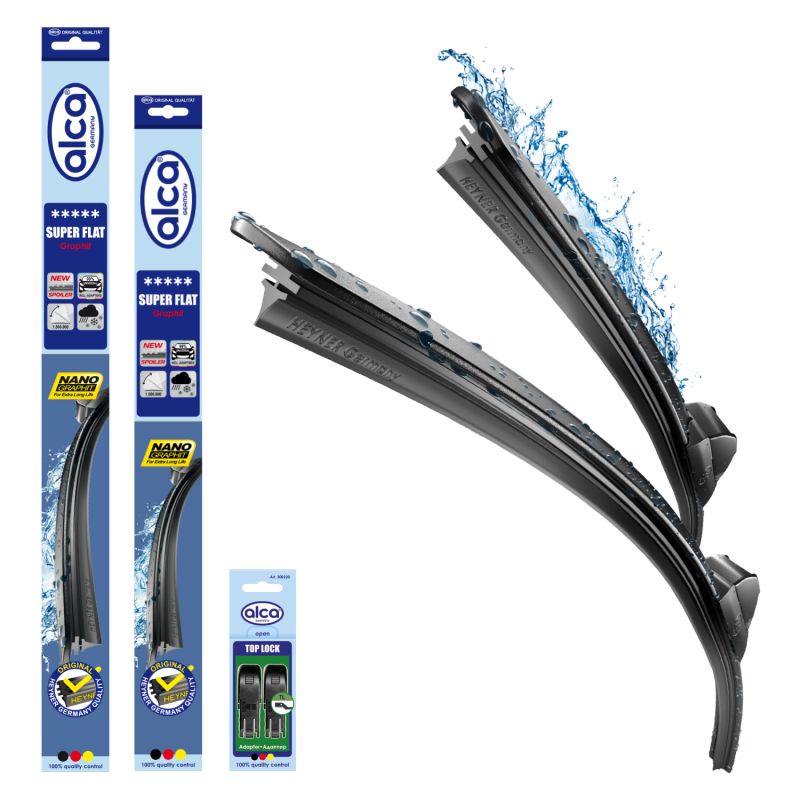 alca SUPER FLAT Windshield Wiper Set for SEAT Cordoba 02.2006–11.2009