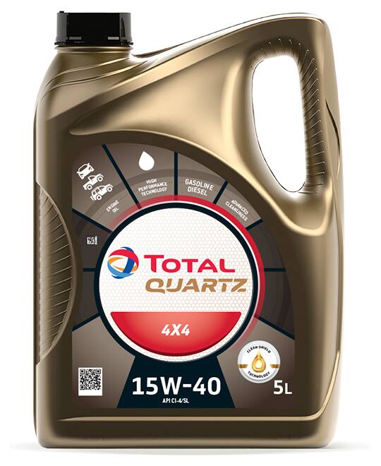 TotalEnergies Quartz 4×4 Motor Oil, 15W-40, 5L