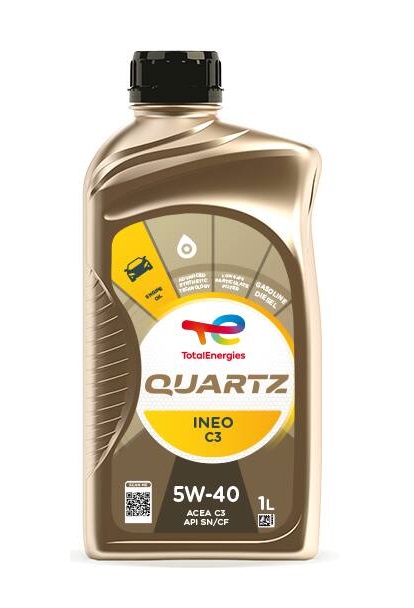 TotalEnergies Quartz INEO C3 Motor Oil, 5W-40, 1L