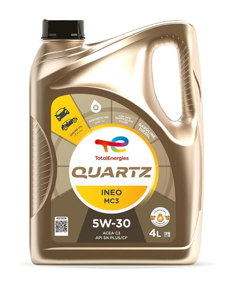 TotalEnergies Quartz INEO MC3 Motor Oil, 5W-30, 4L