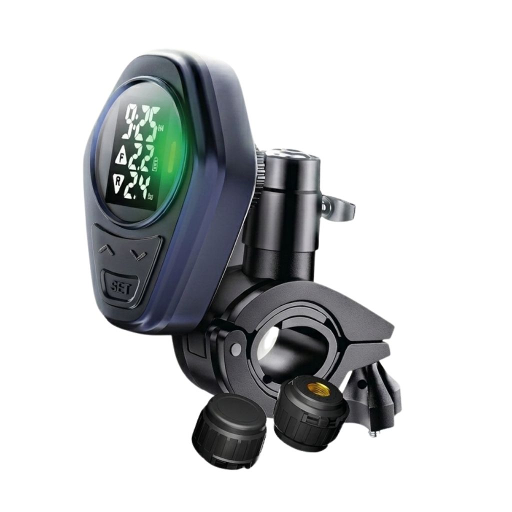 SteelMate Tire Pressure Monitoring System for Motorcycle TP95 -Solar Powered