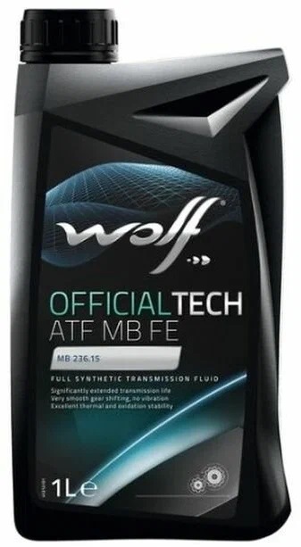 Wolf OFFICIAL TECH Automatic Transmission Fluid, MB FE, 1 Litre - 8336140