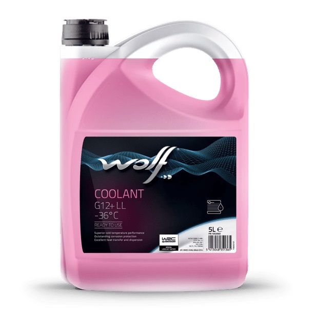 Wolf Radiator Coolant G12+ LL -36°C, 5L